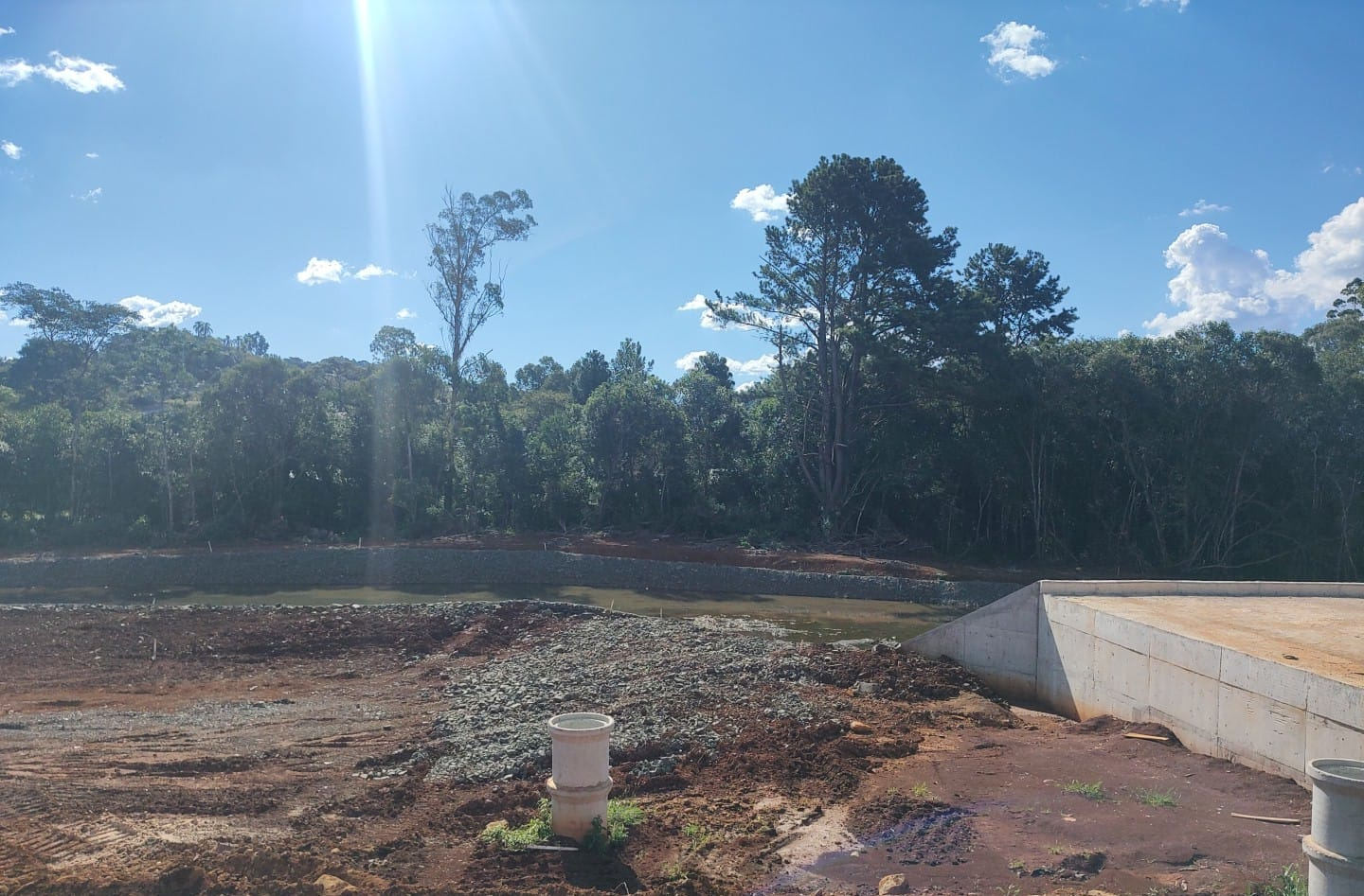 Duplicação em concreto da PRC-466 entre Pitanga e Turvo atinge 18,22%