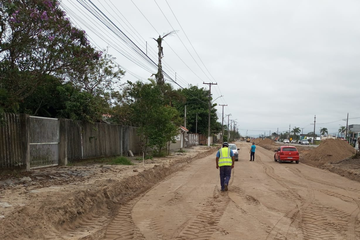 Duplicação da PR-412 entre Matinhos e Praia de Leste avança com viaduto e marginais