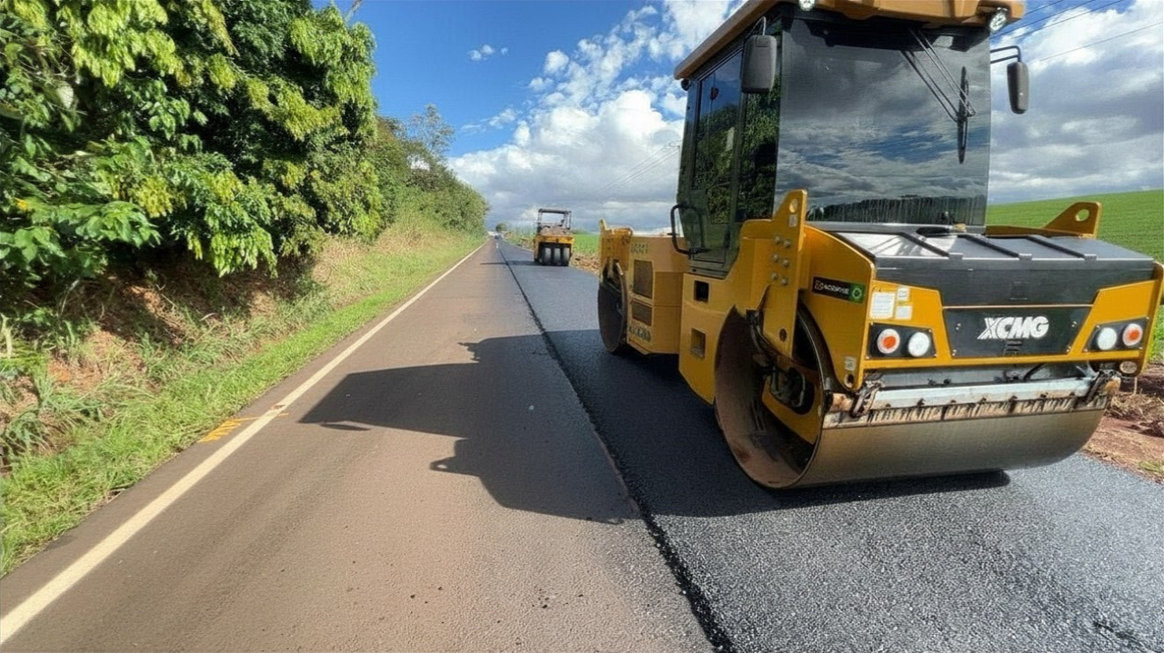 PR-445 entre Bela Vista do Paraíso e Primeiro de Maio recebe melhorias no pavimento