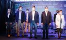 O governador Carlos Massa Ratinho Junior e o Secretário da Infraestrutura, Sandro Alex acompanhados do diretor-geral do DER, Fernando Furiatti inauguraram nesta terça-feira (10) o Viaduto do Sabará, no quilômetro 173 da rodovia BR-373, em Ponta Grossa, nos Campos Gerais. Foto: Rodrigo Félix Leal / InfraPR 