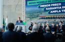 O governador Carlos Massa Ratinho Junior e o ministro da Infraestrutura, Tarcísio Gomes de Freitas, apresentam, os detalhes da nova concessão de 3,3 mil quilômetros de rodovias do Paraná. Foto: Rodrigo Félix Leal / InfraPR