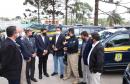 A nova frota é formada por 29 veículos Chevrolet TrailBlazer e uma unidade operacional móvel. Foto: Rodrigo Félix Leal / InfraPR