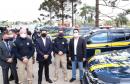 A nova frota é formada por 29 veículos Chevrolet TrailBlazer e uma unidade operacional móvel. Foto: Rodrigo Félix Leal / InfraPR
