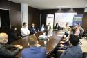 Durante a reunião na secretaria foi acordado que o volume de pedras será dividido em partes iguais (aproximadamente 3mil metros cúbicos) e que cada prefeitura ficará responsável pela retirada e transporte do material até seu município. Foto: Rodrigo Félix Leal / InfraPR