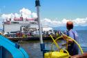 Uma nova empresa será responsável pela operação do ferry boat de Guaratuba, no Litoral, a partir da 0h01 desta quinta-feira (10). O diretor-geral do Departamento de Estradas de Rodagem (DER/PR), Fernando Furiatti, anunciou nesta quarta-feira (9) o contrato de caducidade com a atual concessionária que opera a travessia. Foto: Gabrielly Pontes/CGE