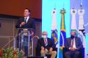 Governador Carlos Massa Ratinho Junior participa do 11º Encontro de Líderes Representantes do Sistema Confea/Crea e Mútua. Foto: CONFEA
