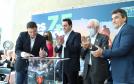 O governador Carlos Massa Ratinho Junior junto do Secretário da Infraestrutura e Logística do Paraná, Sandro Alex e do Diretor Geral do DER, Fernando Furiatti, confirmou nesta terça-feira (29), em evento no Palácio Iguaçu, o investimento de R$ 130.127.148,54 em rodovias do Paraná.  Foto: Rodrigo Félix Leal / Seil