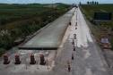 Obras-Pavimentação em Concreto da PR-280-Palmas.Foto: Ari Dias/ AEN.