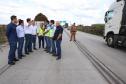 O governador Carlos Massa Ratinho Junior vistoriou nesta quinta-feira (28) uma das obras mais aguardadas da região Sudoeste: a revitalização do trecho da PRC-280 que vai de Palmas ao Trevo Novo Horizonte, em General Carneiro Foto: Ari Dias/AEN