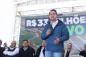 O governador Carlos Massa Ratinho Junior assina ordem de serviço para construção de viaduto em São José dos Pinhais. Foto: Rodrigo Félix Leal / SEIL