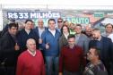 O governador Carlos Massa Ratinho Junior assina ordem de serviço para construção de viaduto em São José dos Pinhais. Foto: Rodrigo Félix Leal / SEIL