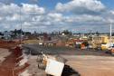 Obra do novo Trevo Cataratas de Cascavel chega a 80% de conclusão -  Foto: DER-PARANÁ