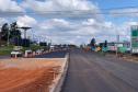 Obra do novo Trevo Cataratas de Cascavel chega a 80% de conclusão -  Foto: DER-PARANÁ