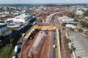 Obra do novo Trevo Cataratas de Cascavel chega a 80% de conclusão -  Foto: DER-PARANÁ