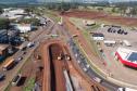 Obra do novo Trevo Cataratas de Cascavel chega a 80% de conclusão -  Foto: DER-PARANÁ