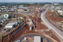Obra do novo Trevo Cataratas de Cascavel chega a 80% de conclusão -  Foto: DER-PARANÁ