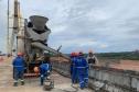Ponte da Integração em Foz do Iguaçu tem 95,5% das obras concluídas -  Foto: DER/PARANÁ