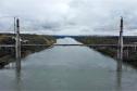 Ponte da Integração em Foz do Iguaçu tem 95,5% das obras concluídas -  Foto: DER/PARANÁ