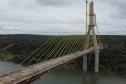 Ponte da Integração em Foz do Iguaçu tem 95,5% das obras concluídas -  Foto: DER/PARANÁ