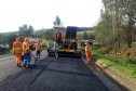 Governo executa reparos em 35 quilômetros de rodovia entre Cianorte e Araruna -  Foto: DER/PARANÁ
