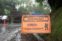 DER/PR reabre Estrada da Graciosa com operação pare-e-siga Foto: Conrado Age/AEN