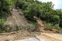 Após chuvas intensas, três rodovias do Litoral têm pontos com bloqueio Foto: Rodrigo Félix Leal / Seil