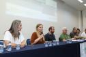 Em audiência pública, Governo debate com população obras da Ponte de Guaratuba - Foto: Rodrigo Félix Leal/SEIL