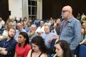 Em audiência pública, Governo debate com população obras da Ponte de Guaratuba - Foto: Rodrigo Félix Leal/SEIL