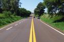 PR-490 Iporã - Altônia - Rodovia que liga Iporã e Altônia recebe reforço de sinalização - Foto: DER