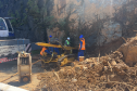 Obra de recuperação da BR-277 no Litoral entra na fase de contenção definitiva  Foto: DER