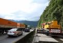 Obra de recuperação da BR-277 no Litoral entra na fase de contenção definitiva  Foto: Rodrigo Félix Leal / SEIL