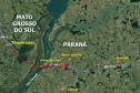 Estado lança edital para contratar estudo da nova ponte de ligação com o Mato Grosso do Sul Foto: DER/PR