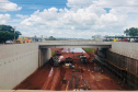 A todo vapor: duplicação do Trevo Gauchão conta 52 máquinas e 150 profissionais todos os dias Foto: DER