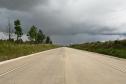 Obra emblemática do Sudoeste, Whitetopping da PRC-280 recebe últimos ajustes Foto: DER