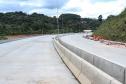 Obra na Rodovia dos Minérios tem avanços na construção de viadutos e pontes Foto: Rodrigo Félix Leal/SEIL-PR