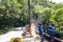Obras emergenciais na Estrada da Graciosa avançam com contenção e sondagens Foto: DER