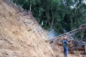 Obras emergenciais na Estrada da Graciosa avançam com contenção e sondagens Foto: DER