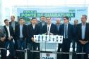O Governador Carlos Massa Ratinho Junior anunciou a emissão da licença ambiental prévia para a construção da Ponte de Guaratuba, no Litoral do Paraná.  Foto: Rodrigo Félix Leal / Seil
