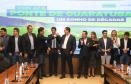 O Governador Carlos Massa Ratinho Junior anunciou a emissão da licença ambiental prévia para a construção da Ponte de Guaratuba, no Litoral do Paraná.  Foto: Rodrigo Félix Leal / Seil