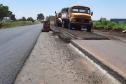 Novas terceiras faixas na PR-323, na região Noroeste, estão quase concluídas Foto: DER