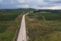 A rodovia estadual PRC-280, que era umas das mais precárias do Paraná, segue recebendo investimentos para fomentar o desenvolvimento da região. Foto: Roberto Dziura / AEN