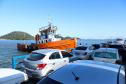 Investimento de R$ 131 milhões vai manter ferry boat durante obra da Ponte de Guaratuba Foto: Rodrigo Felix Leal / SEIL