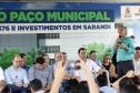 Governador Carlos Massa Ratinho Junior, libera quase R$ 60 milhões para dois viadutos e o Paço Municipal de Sarandi . Obras prometem melhorar a mobilidade urbana do município e de toda a região metropolitana de Maringá, além de centralizar os serviços públicos à população em um só local. Foto: Albari Rosa/AEN