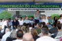 Governador Carlos Massa Ratinho Junior, libera quase R$ 60 milhões para dois viadutos e o Paço Municipal de Sarandi . Obras prometem melhorar a mobilidade urbana do município e de toda a região metropolitana de Maringá, além de centralizar os serviços públicos à população em um só local. Foto: Albari Rosa/AEN