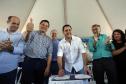 Governador Carlos Massa Ratinho Junior, libera quase R$ 60 milhões para dois viadutos e o Paço Municipal de Sarandi . Obras prometem melhorar a mobilidade urbana do município e de toda a região metropolitana de Maringá, além de centralizar os serviços públicos à população em um só local. Foto: Albari Rosa/AEN