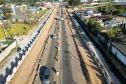Rotatórias começam a tomar forma em obra do novo Viaduto do Bradesco Foto: DER