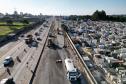 Rotatórias começam a tomar forma em obra do novo Viaduto do Bradesco Foto: DER