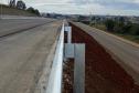 Estado libera tráfego nas pistas principais da obra de duplicação da BR-277 em Guarapuava Foto: DER