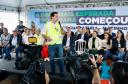 Começa a obra da Ponte Guaratuba-Matinhos, projeto aguardado há mais de 30 anos Foto: Rodrigo Félix Leal / SEIL