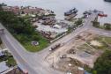 Avança a instalação de canteiros da obra da ponte Guaratuba-Matinhos Foto: Leonardo Sguarezi/SECOM